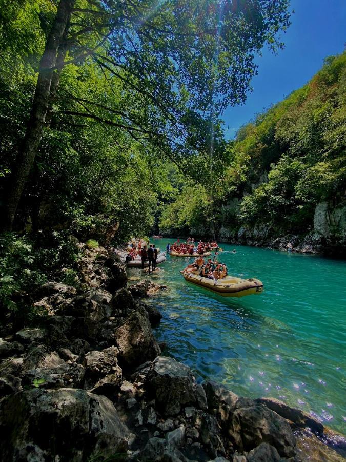 Hotel Rafting Camp Modra Rijeka Scepan-Polje Exterior foto